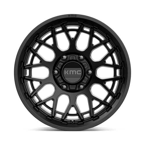 17X8.5 KMC KM722 TECHNIC SATIN BLACK 6X139.7