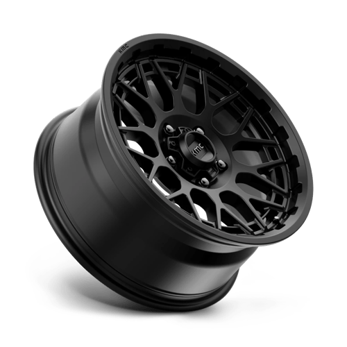 17X8.5 KMC KM722 TECHNIC SATIN BLACK 5X127