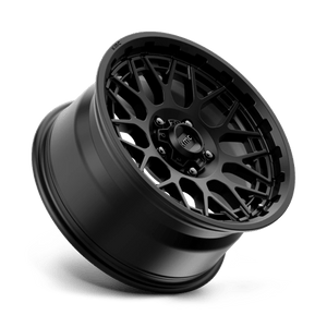 17X8.5 KMC KM722 TECHNIC SATIN BLACK 5X127
