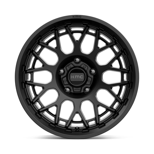 17X8.5 KMC KM722 TECHNIC SATIN BLACK 5X127