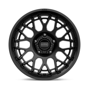17X8.5 KMC KM722 TECHNIC SATIN BLACK 5X127