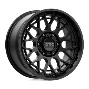 17X8.5 KMC KM722 TECHNIC SATIN BLACK 6X120