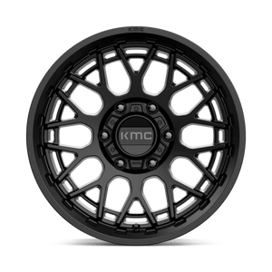 17X8.5 KMC KM722 TECHNIC SATIN BLACK 6X120