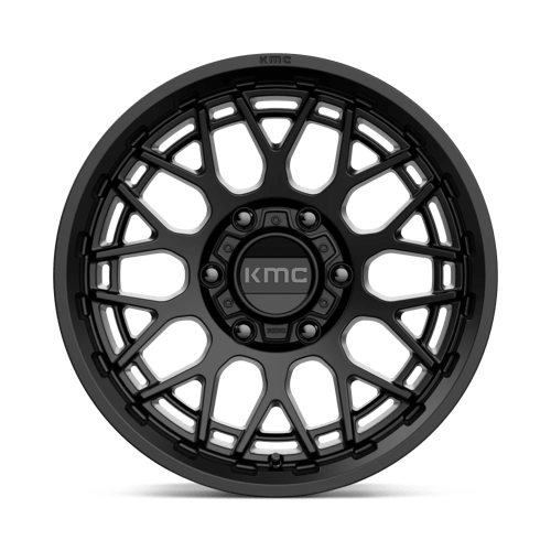 17X8.5 KMC KM722 TECHNIC SATIN BLACK 6X135