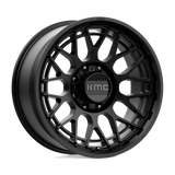 20X9 KMC KM722 TECHNIC SATIN BLACK 8X165.1