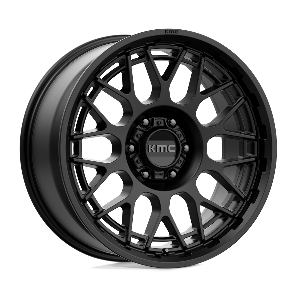 20X9 KMC KM722 TECHNIC SATIN BLACK 6X139.7