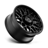 20X9 KMC KM722 TECHNIC SATIN BLACK 8X165.1