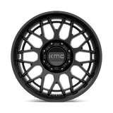 20X9 KMC KM722 TECHNIC SATIN BLACK 8X165.1
