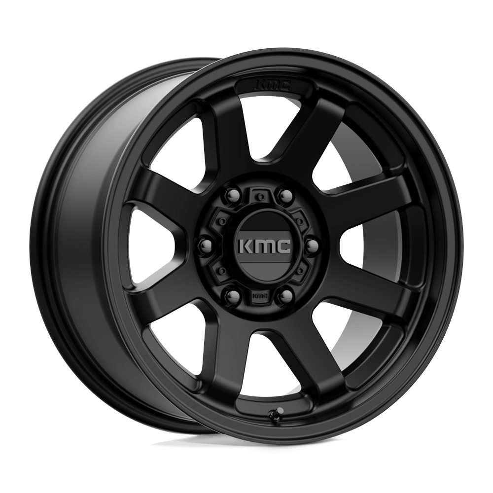 17X8.5 KMC KM723 TRAIL SATIN BLACK 6X135