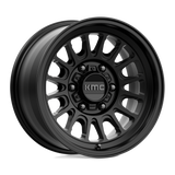 17X9 KMC KM724 IMPACT OL SATIN BLACK 5X127