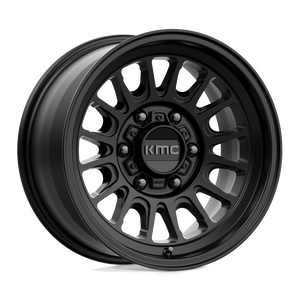 17X9 KMC KM724 IMPACT OL SATIN BLACK 5X127
