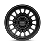 17X9 KMC KM724 IMPACT OL SATIN BLACK 5X127
