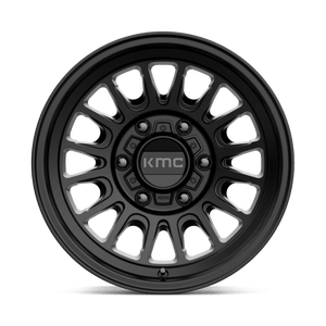 17X9 KMC KM724 IMPACT OL SATIN BLACK 5X127