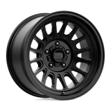 17X8.5 KMC KM724 IMPACT OL SATIN BLACK 5X127