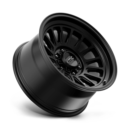 17X8.5 KMC KM724 IMPACT OL SATIN BLACK 6X120