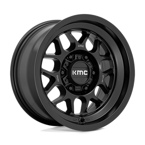 16X8 KMC KM725 TERRA SATIN BLACK 6X139.7