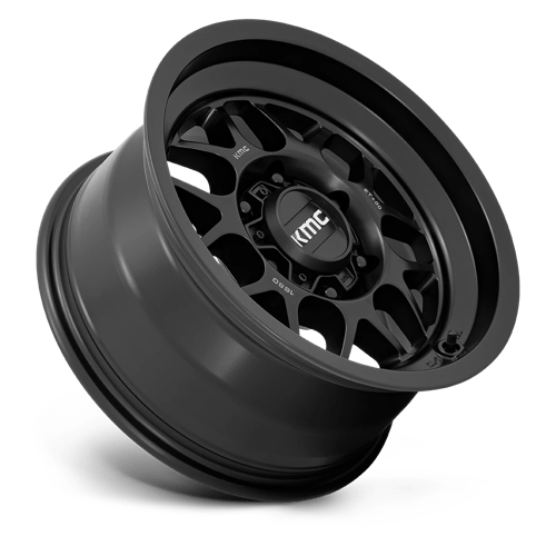 16X8 KMC KM725 TERRA SATIN BLACK 6X139.7
