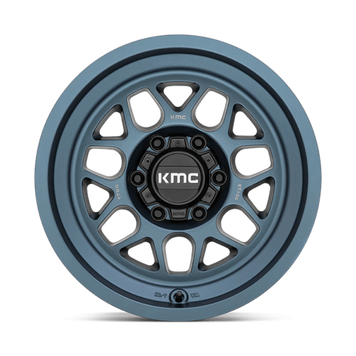 17X8.5 KMC KM725 TERRA METALLIC BLUE 6X135