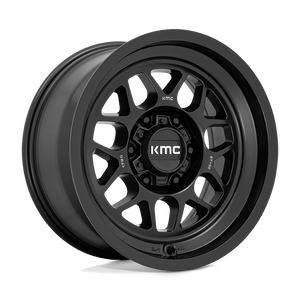 17X8.5 KMC KM725 TERRA SATIN BLACK 6X135