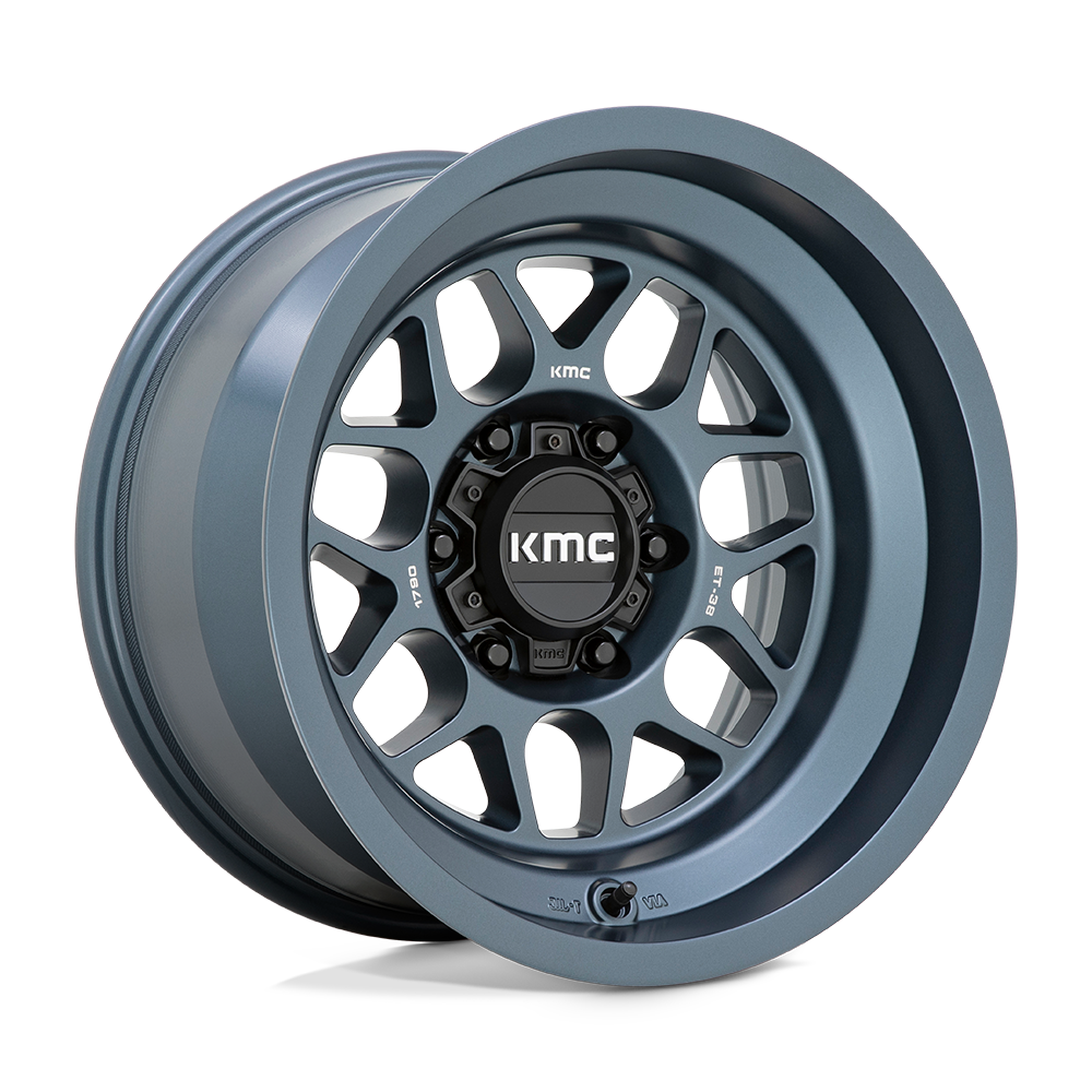 17X9 KMC KM725 TERRA METALLIC BLUE 6X139.7