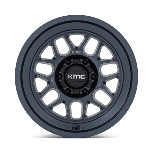 18X8.5 KMC KM725 TERRA METALLIC BLUE 5X127