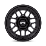 18X8.5 KMC KM725 TERRA SATIN BLACK 5X127
