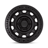 17X9 KMC KM236 TANK BEADLOCK SATIN BLACK 8X170