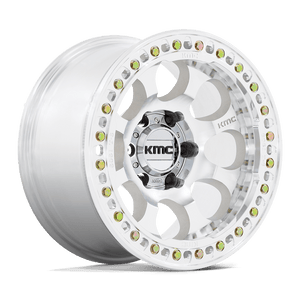 17X8.5 KMC KM237 RIOT BEADLOCK MACHINED 6X120