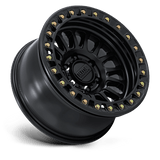 17X9 KMC KM239 IMPACT BEADLOCK MATTE BLACK 6X139.7