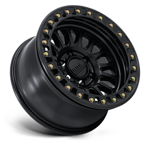 17X9 KMC KM239 IMPACT BEADLOCK MATTE BLACK 6X139.7
