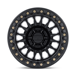 17X9 KMC KM239 IMPACT BEADLOCK MATTE BLACK 6X139.7