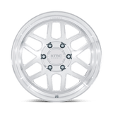 18X9 KMC KM446 MESA FORGED MONOBLOCK RAW MACHINED 6X135