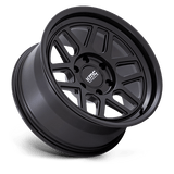 18X9 KMC KM446 MESA FORGED MONOBLOCK SATIN BLACK 6X135