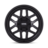 18X9 KMC KM446 MESA FORGED MONOBLOCK SATIN BLACK 6X135