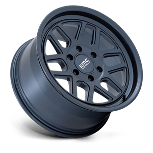 18X9 KMC KM446 MESA FORGED MONOBLOCK METALLIC BLUE 6X139.7