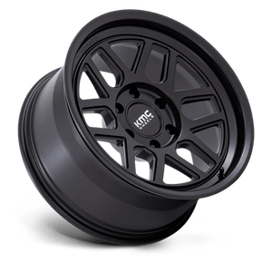 18X9 KMC KM446 MESA FORGED MONOBLOCK SATIN BLACK 6X135