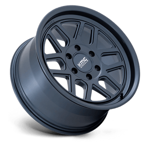 18X9 KMC KM446 MESA FORGED MONOBLOCK METALLIC BLUE 6X139.7