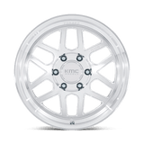 18X9 KMC KM446 MESA FORGED MONOBLOCK RAW MACHINED 6X135
