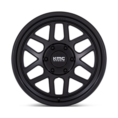 18X9 KMC KM446 MESA FORGED MONOBLOCK SATIN BLACK 6X139.7