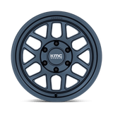 17X8.5 KMC KM446 MESA FORGED MONOBLOCK METALLIC BLUE 6X139.7