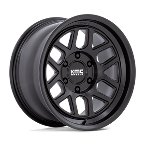17X8.5 KMC KM446 MESA FORGED MONOBLOCK SATIN BLACK 6X135