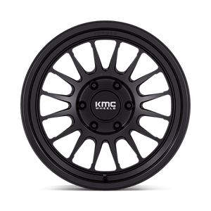 18X9 KMC KM447 IMPACT FORGED MONOBLOCK SATIN BLACK 6X139.7