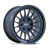 18X9 KMC KM447 IMPACT FORGED MONOBLOCK METALLIC BLUE 6X139.7