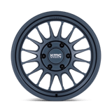 18X9 KMC KM447 IMPACT FORGED MONOBLOCK METALLIC BLUE 6X139.7