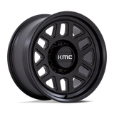 18X9 KMC KM451 MESA FORGED MONOBLOCK SATIN BLACK 8X180