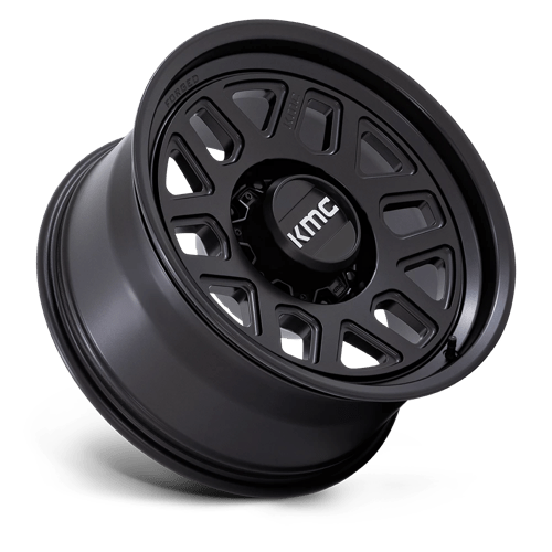 18X9 KMC KM451 MESA FORGED MONOBLOCK SATIN BLACK 8X170