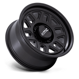 18X9 KMC KM451 MESA FORGED MONOBLOCK SATIN BLACK 8X180