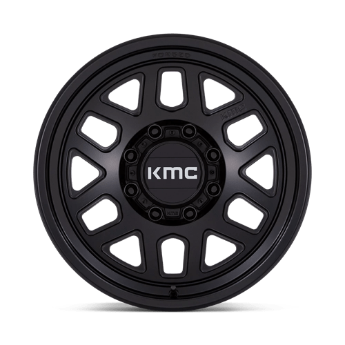18X9 KMC KM451 MESA FORGED MONOBLOCK SATIN BLACK 8X165.1