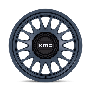 18X9 KMC KM452 IMPACT FORGED MONOBLOCK METALLIC BLUE 8X165.1