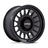 18X9 KMC KM452 IMPACT FORGED MONOBLOCK SATIN BLACK 8X165.1